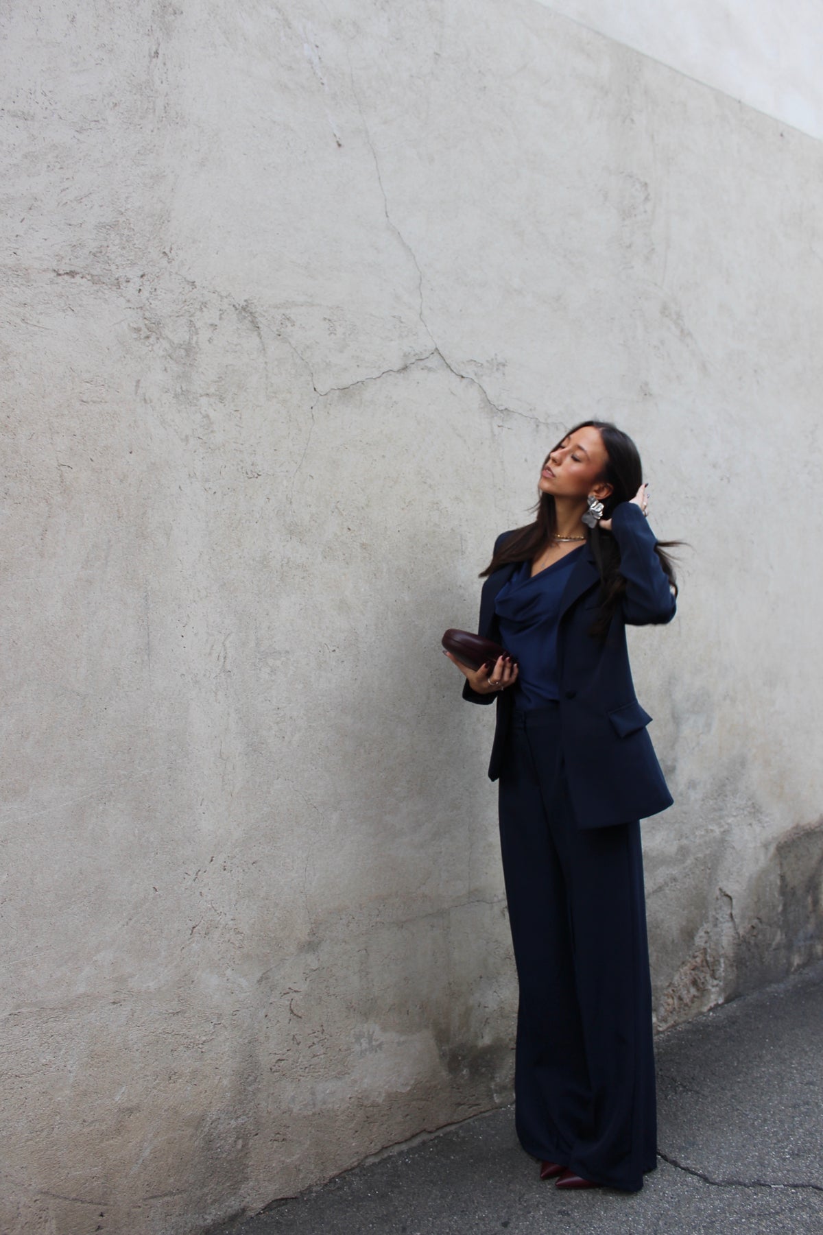 Tailleur veronique blu