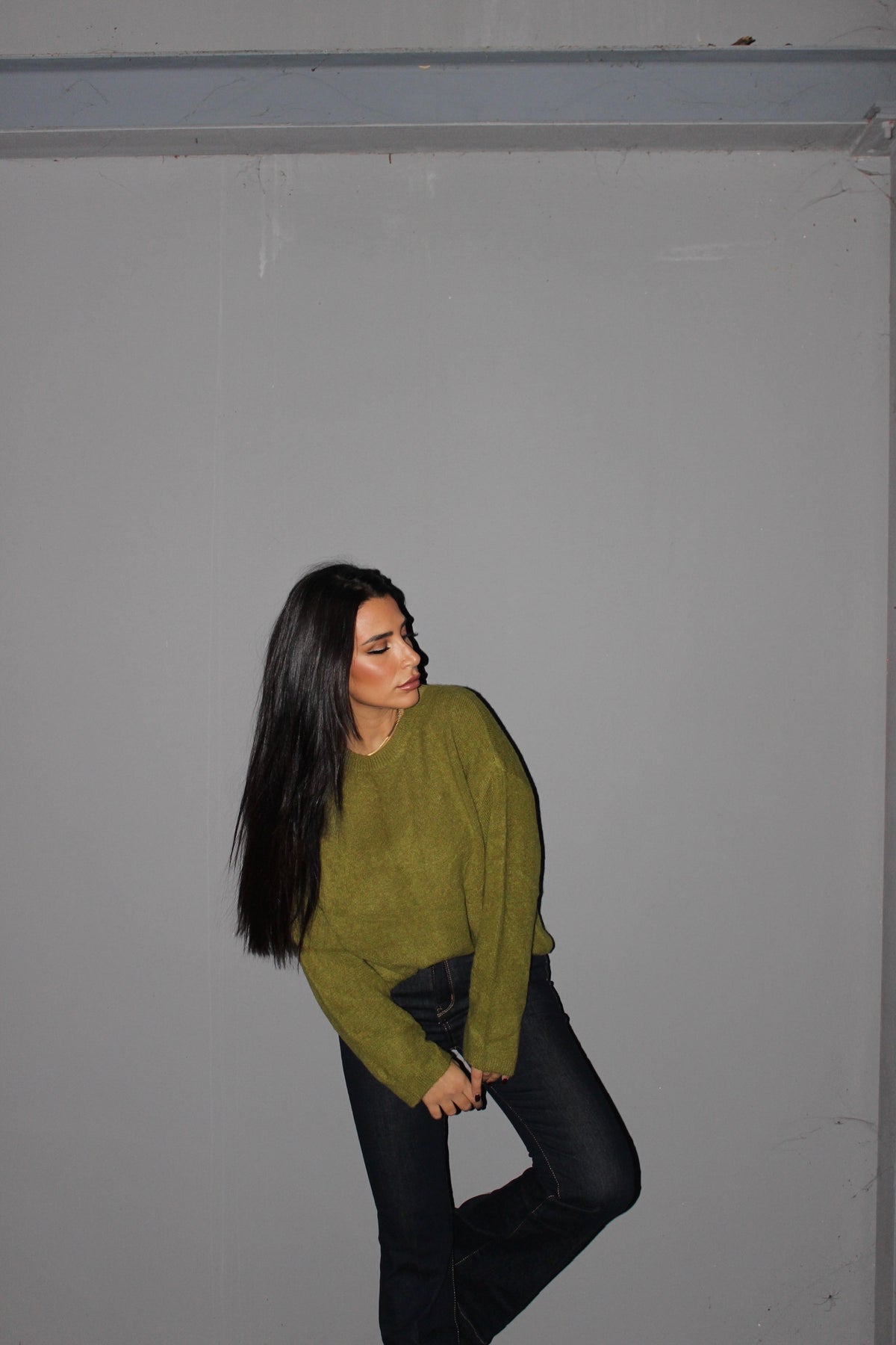 Pull basic olive