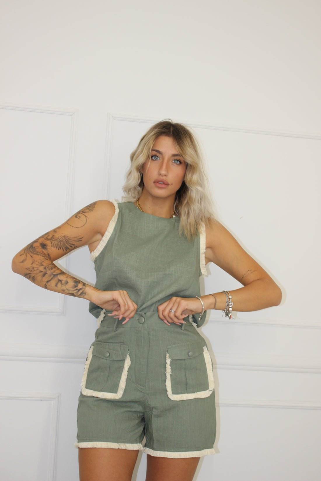 Coordinato Bermuda Beige