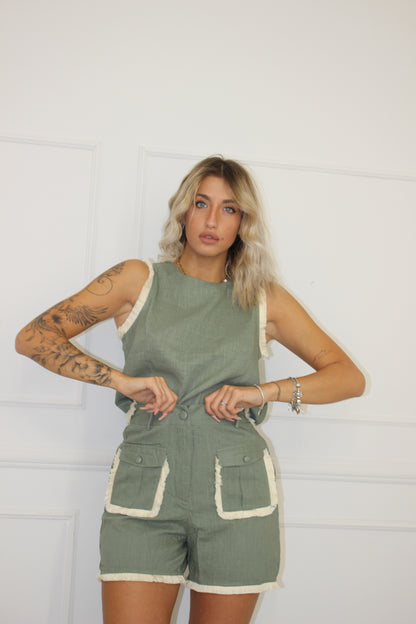 Coordinato Bermuda Beige