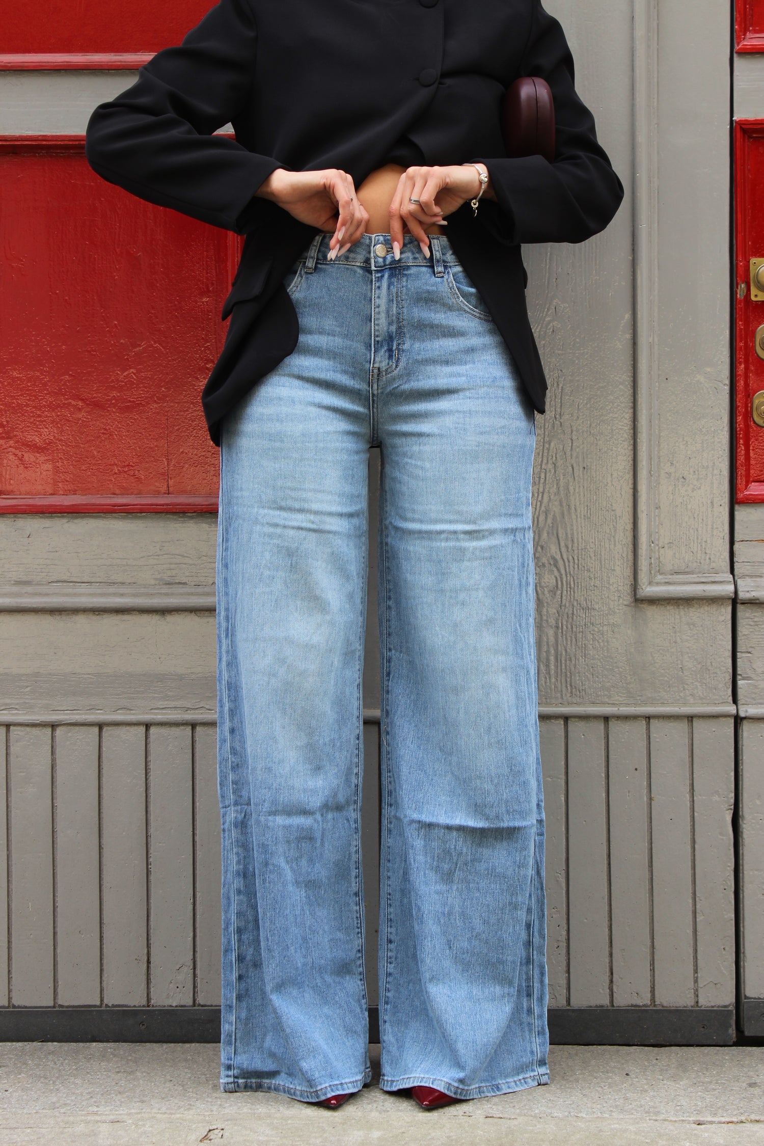 Jeans Palazzo Azzurro