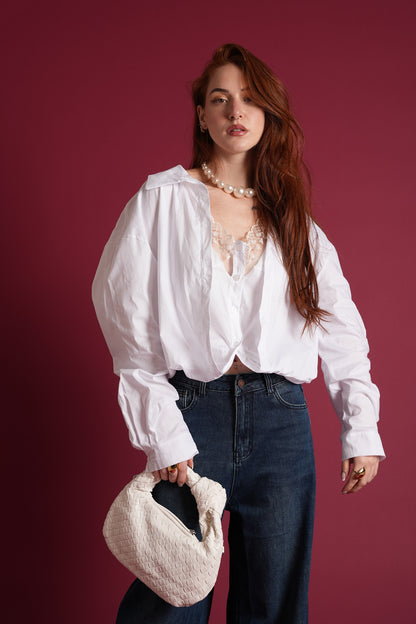 Blusa con top