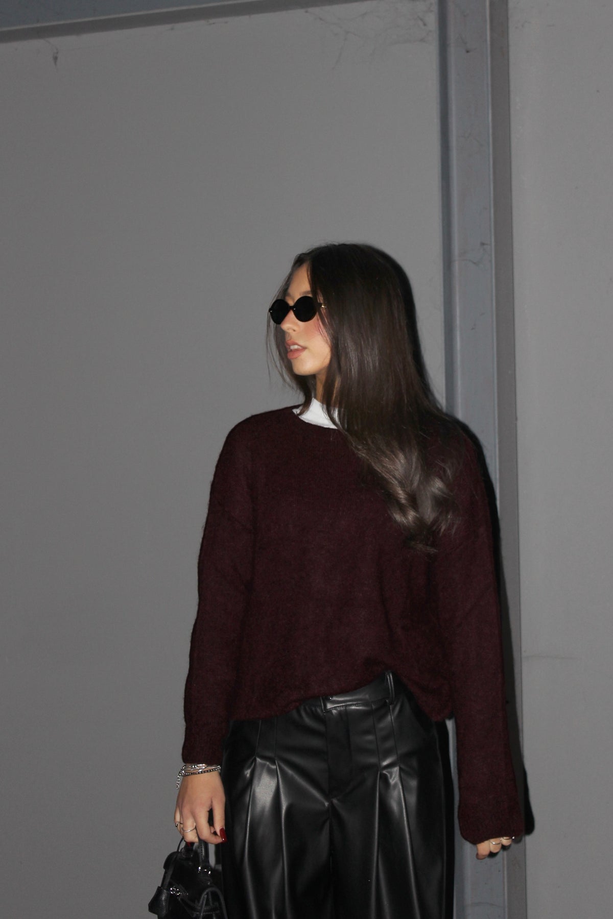 Pull basic burgundy