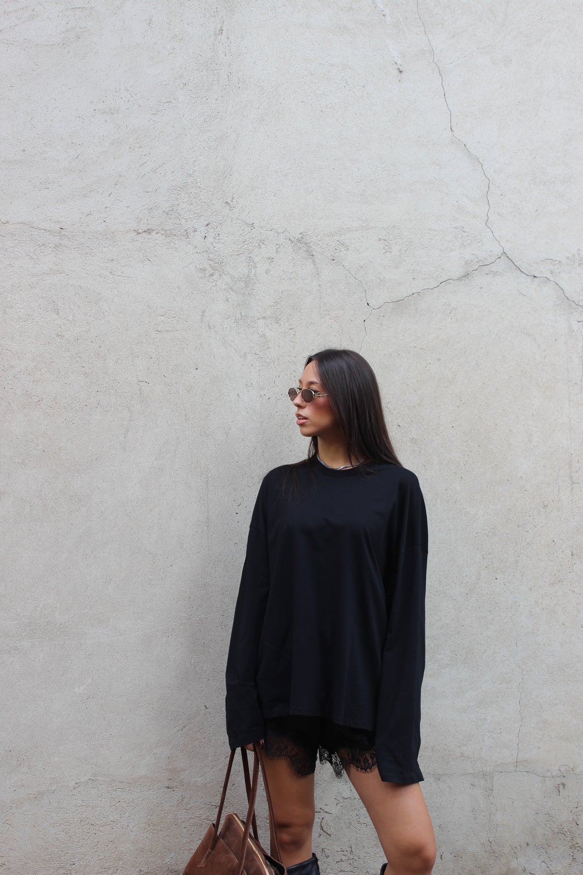 extra longsleeve lumina nera