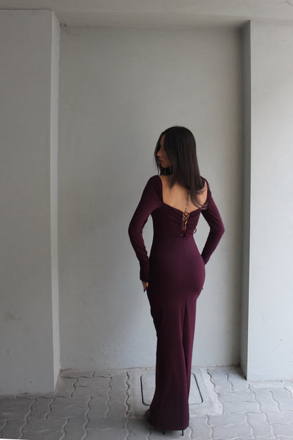 Abito Irina burgundy