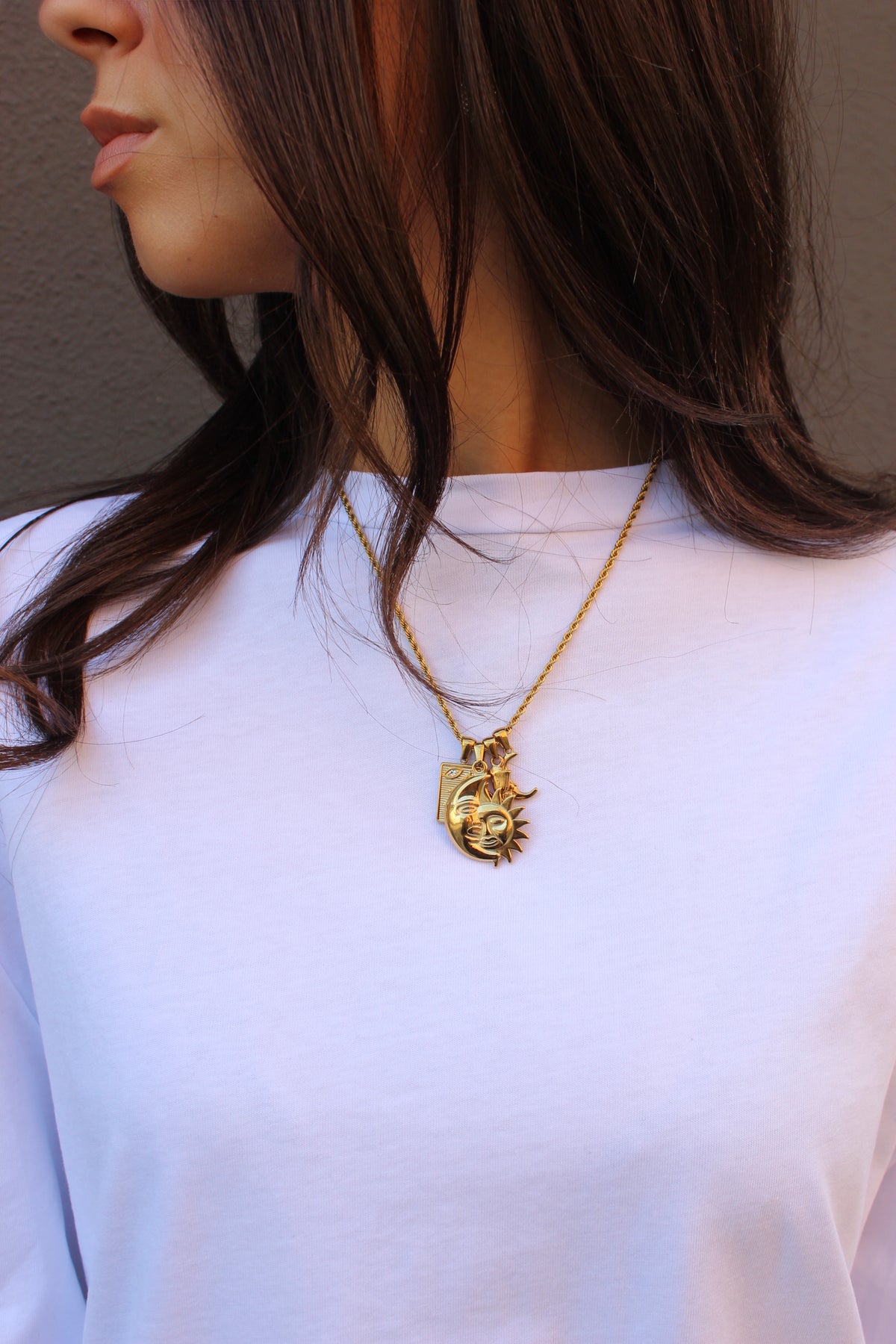 Collana charm oro
