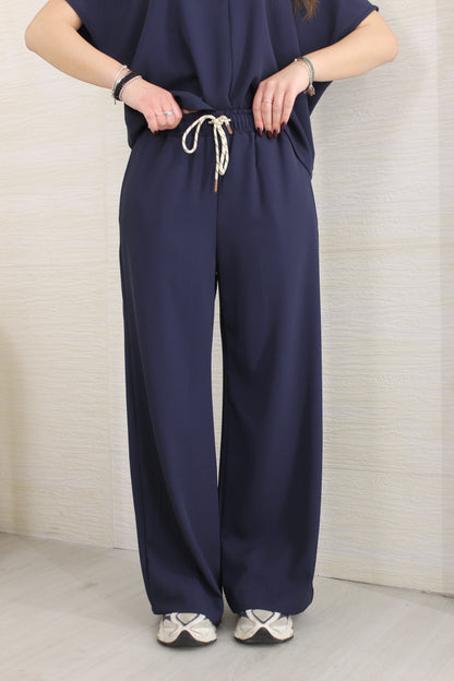 Coordinato con Blusa Blu