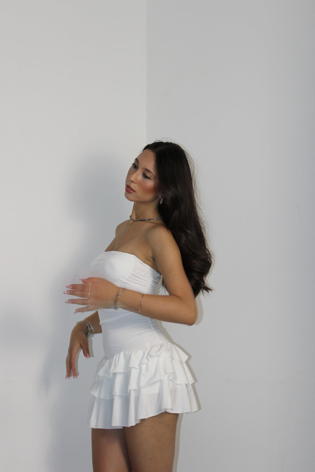 Playsuit basic bianco