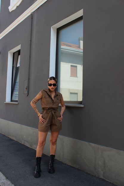 Playsuit Safari cioccolato