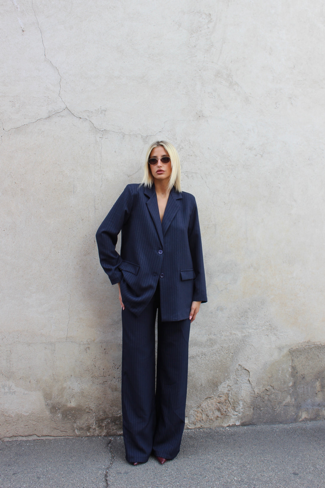 Tailleur Deva blu