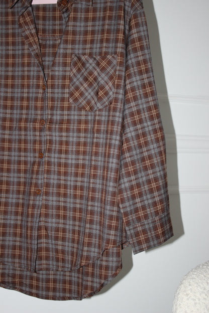 Camicia Check grey