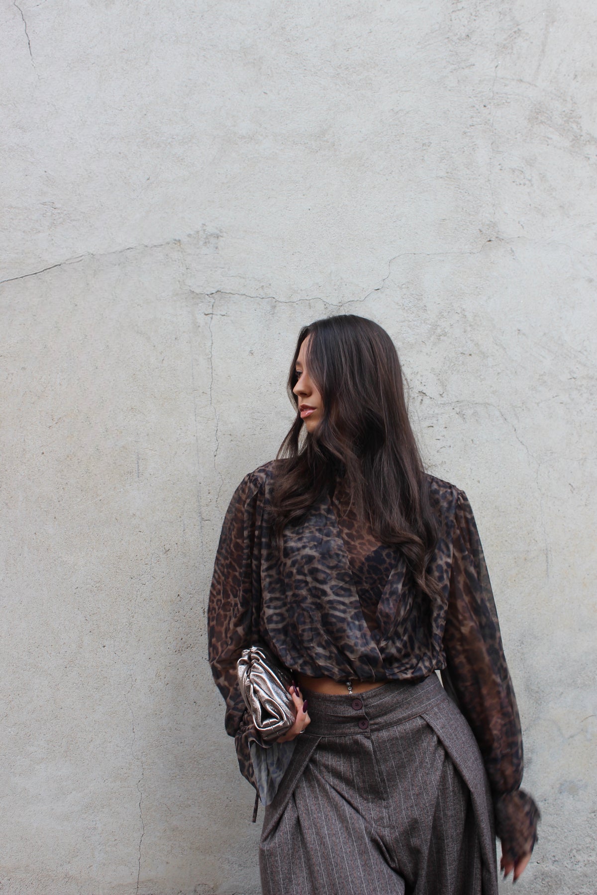 Blusa leopard