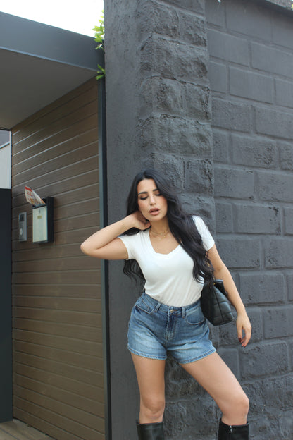Shorts in jeans