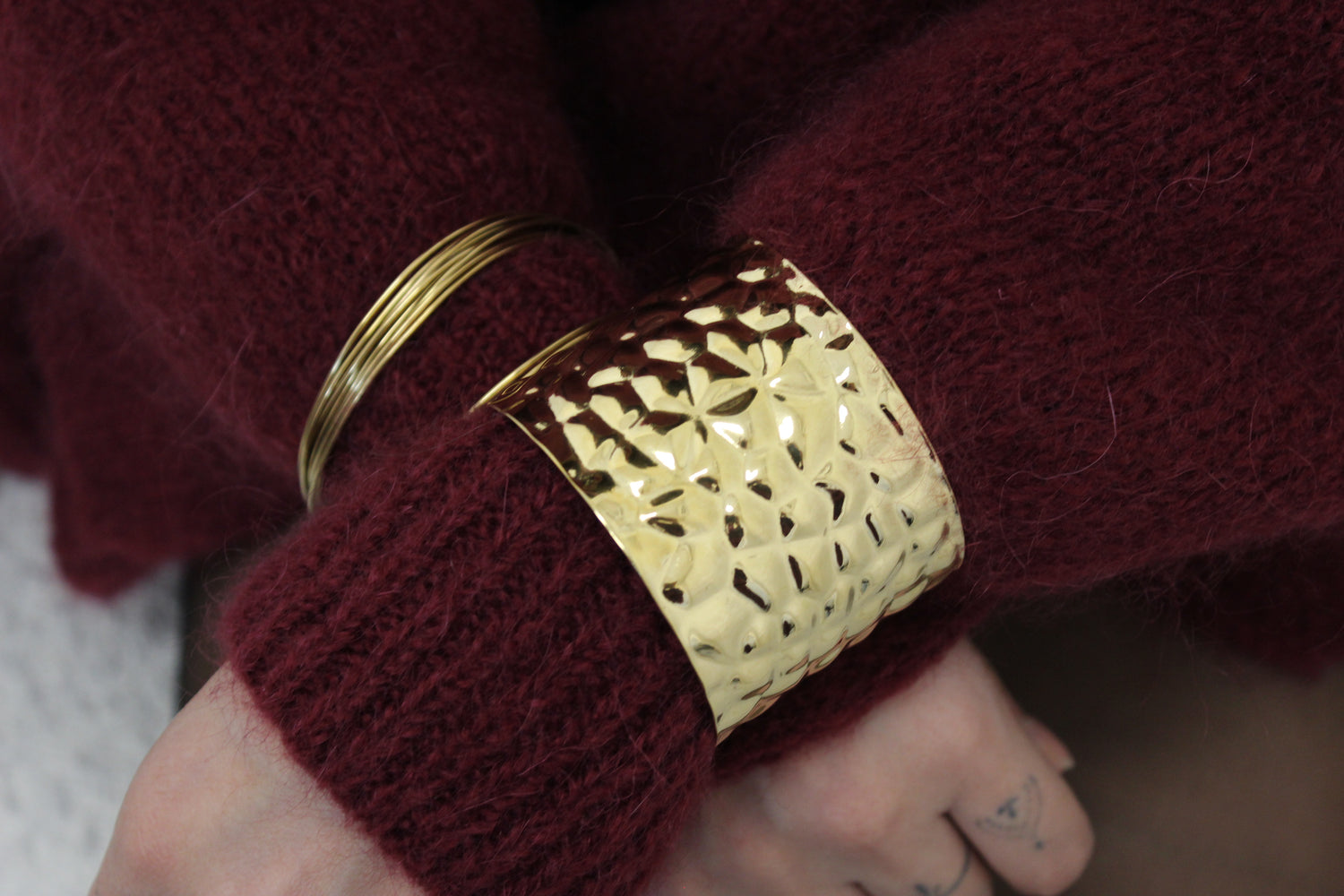 Bracciale rigido big GOLD