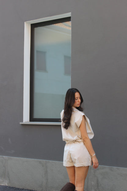 Coordinato 100% Cotone Beige