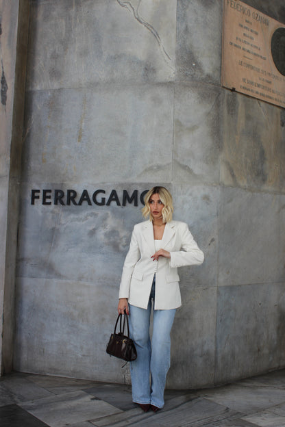 Blazer con bottoni Nero