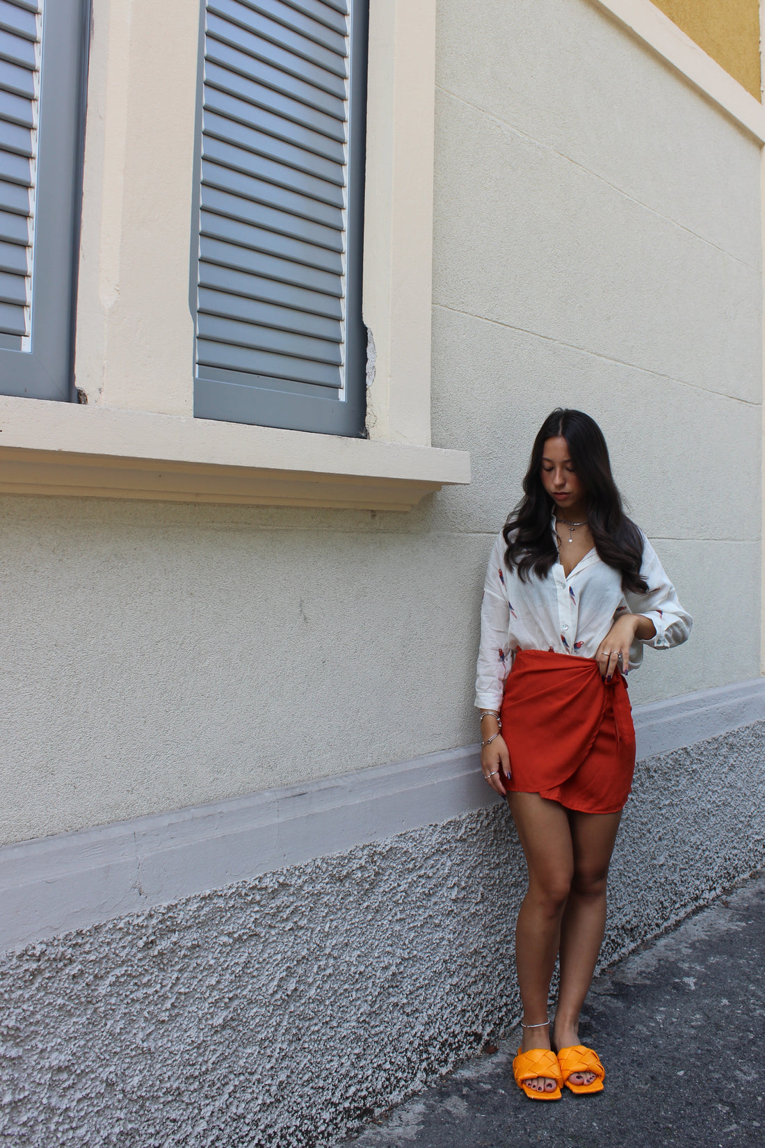 Gonna Pareo arancio