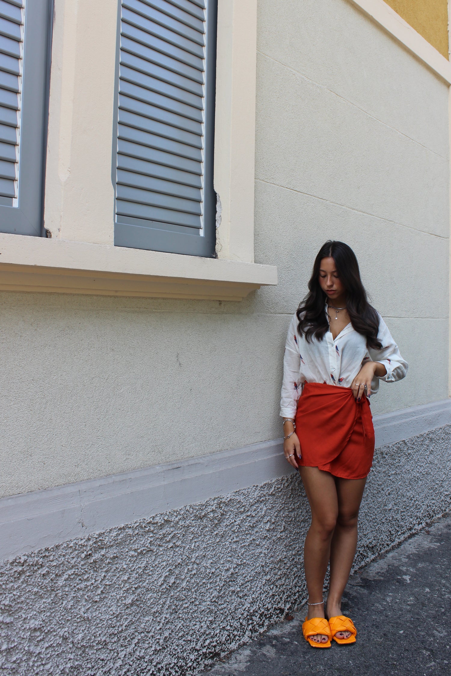 Gonna Pareo arancio