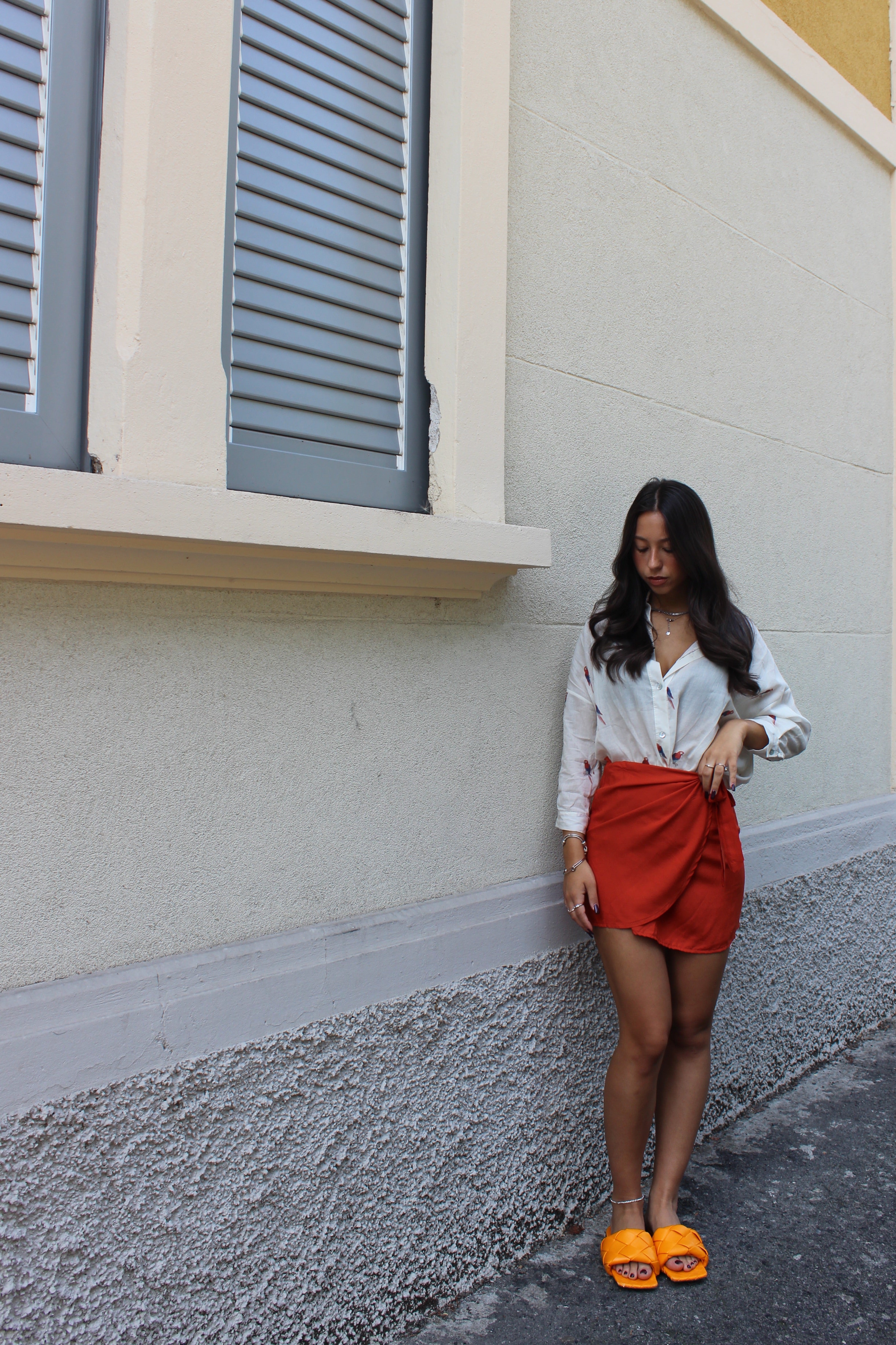 Gonna Pareo arancio