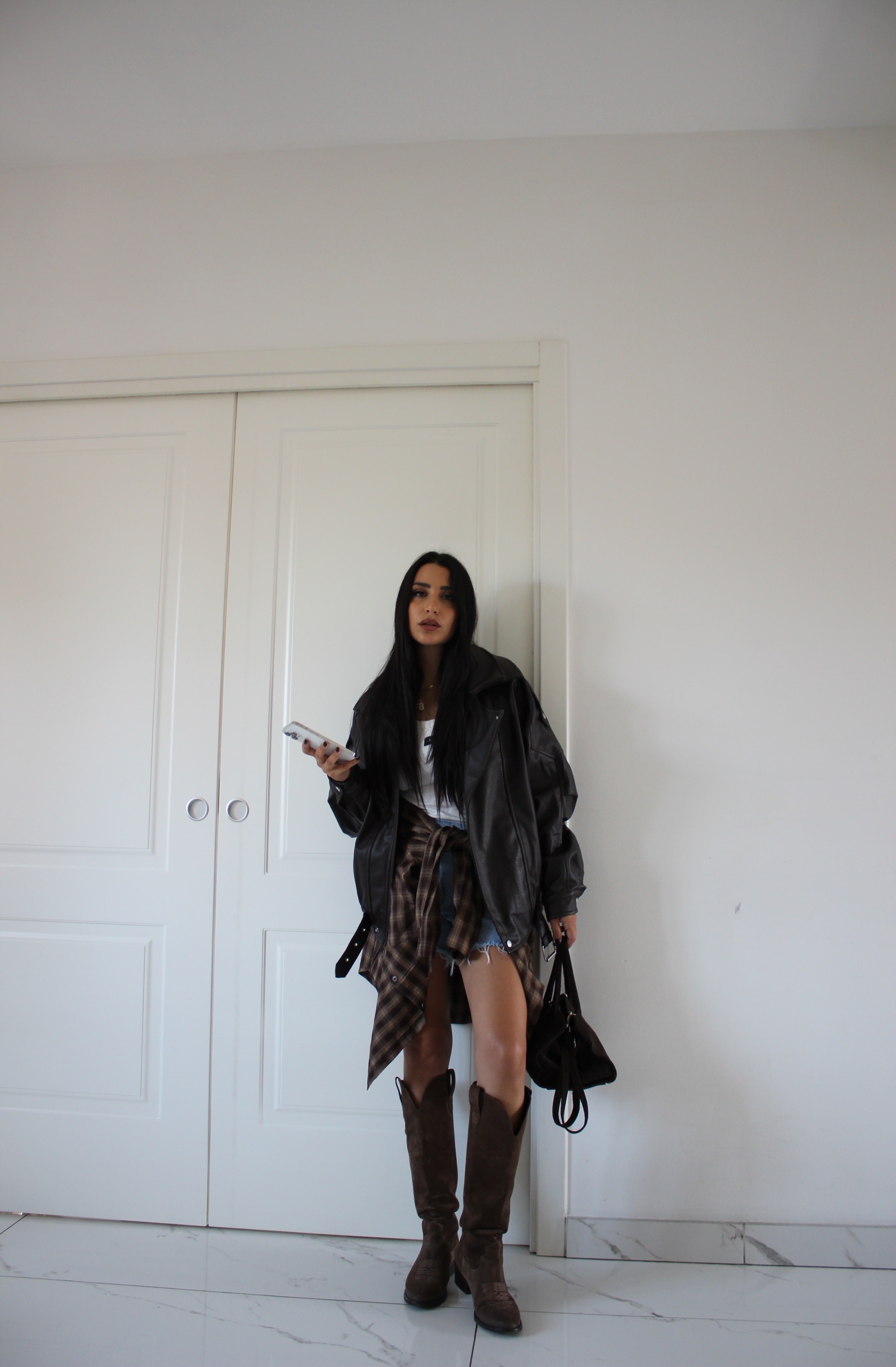 Bomber Ecopelle Testa Di moro