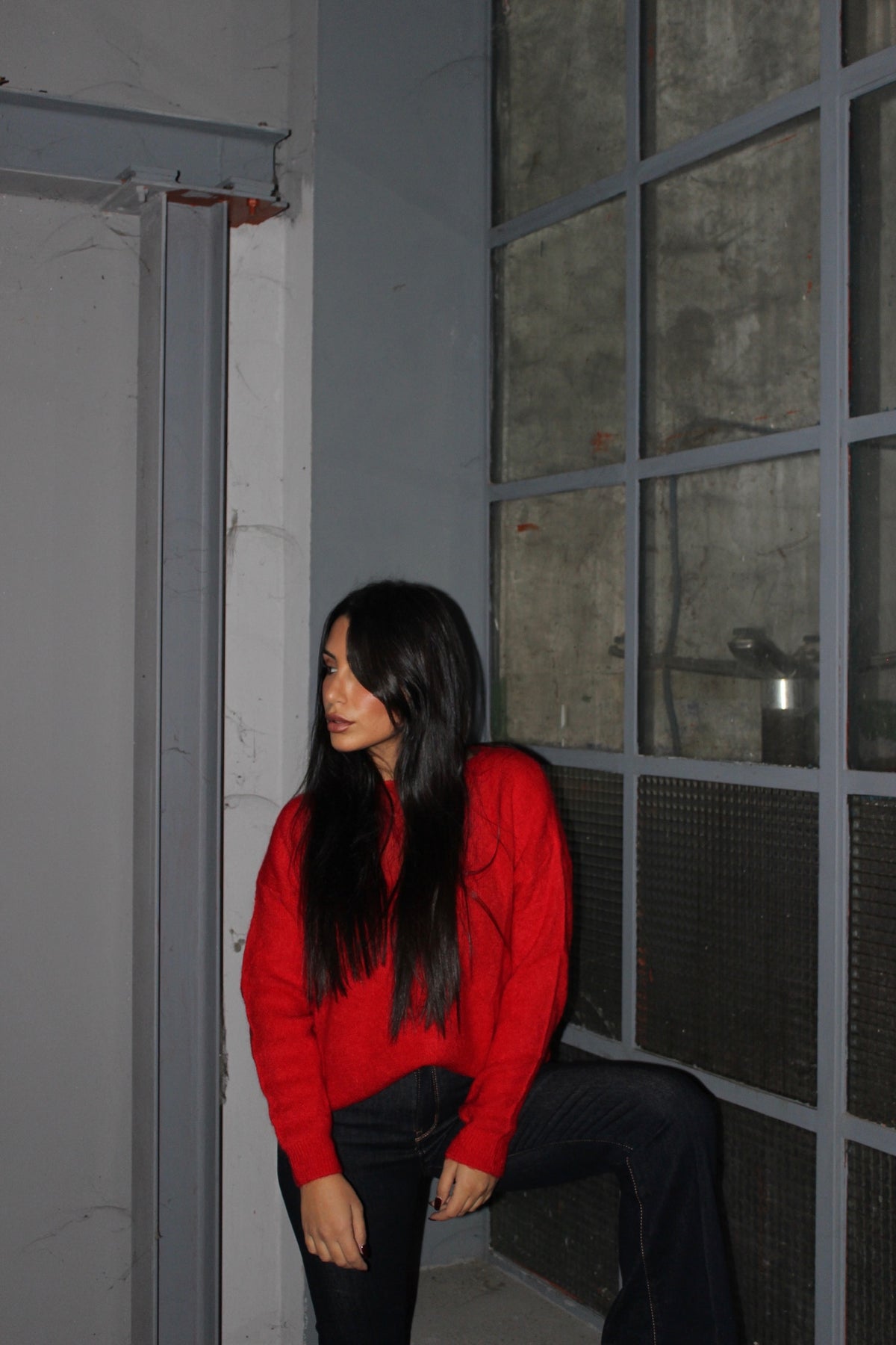 Pull basic rosso