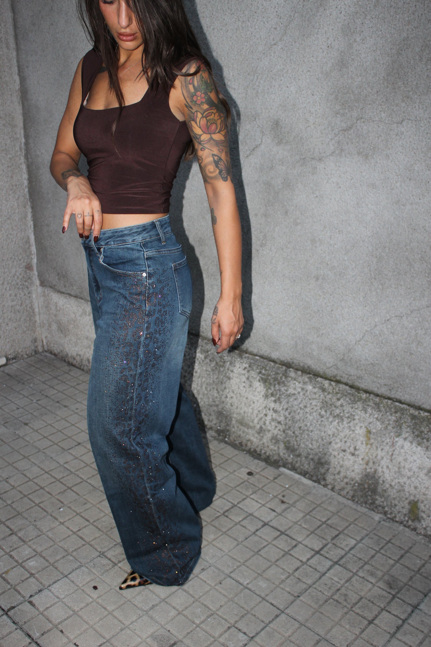 Jeans Luxury Maculato