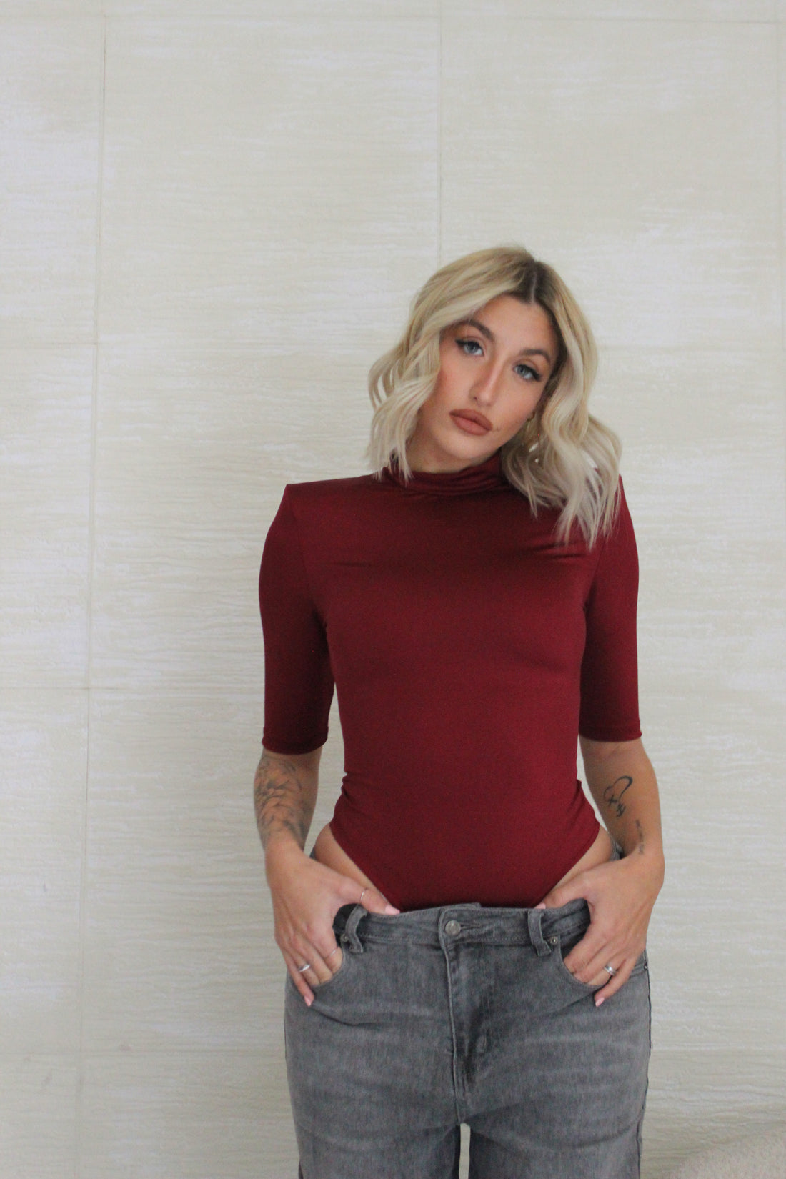 Body spalline bordeaux