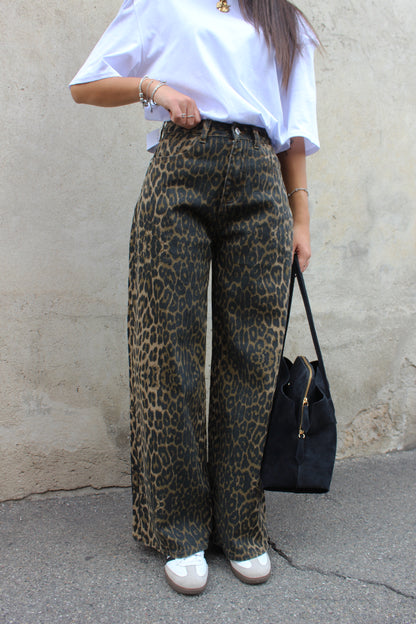 Jeans leopard