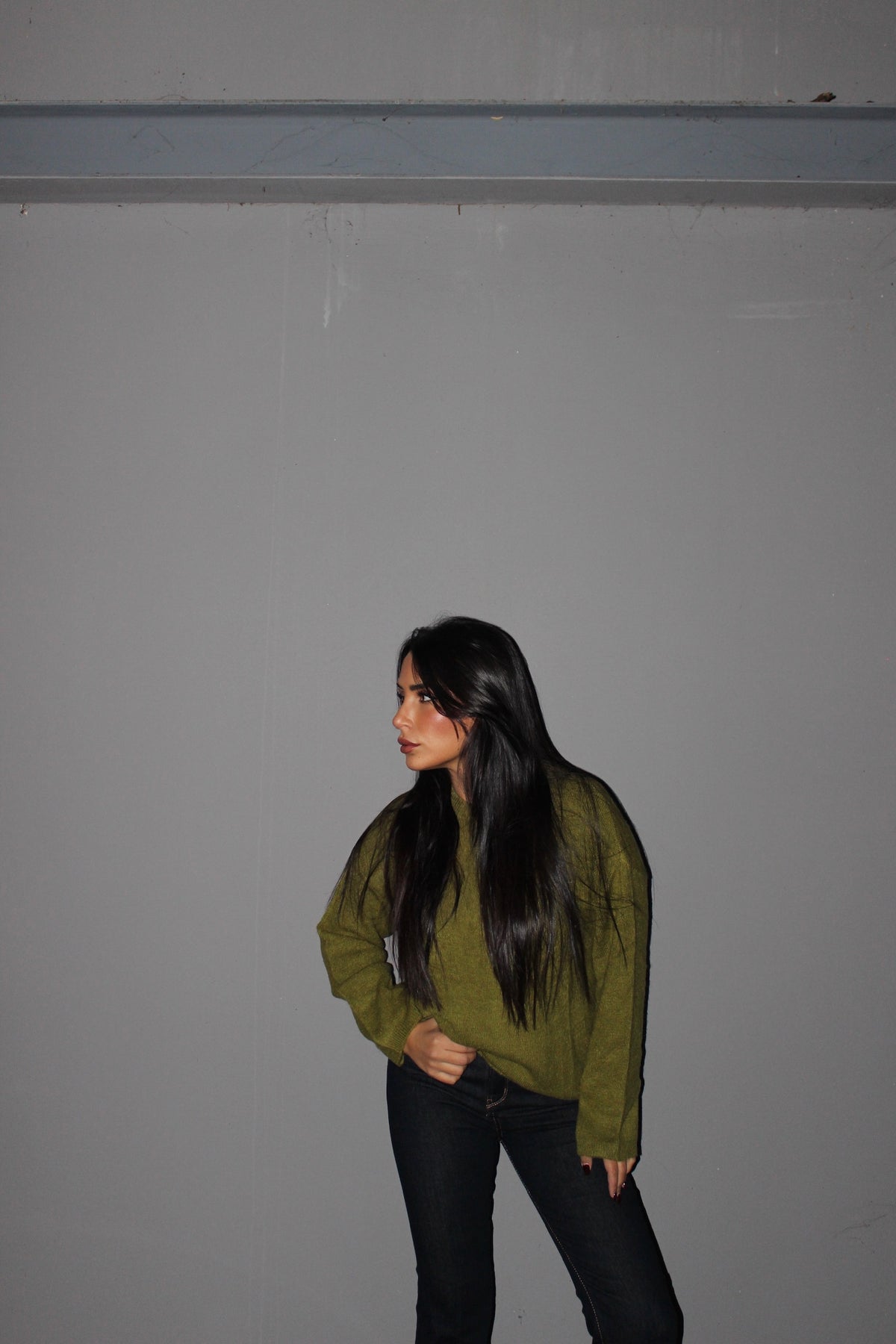 Pull basic olive