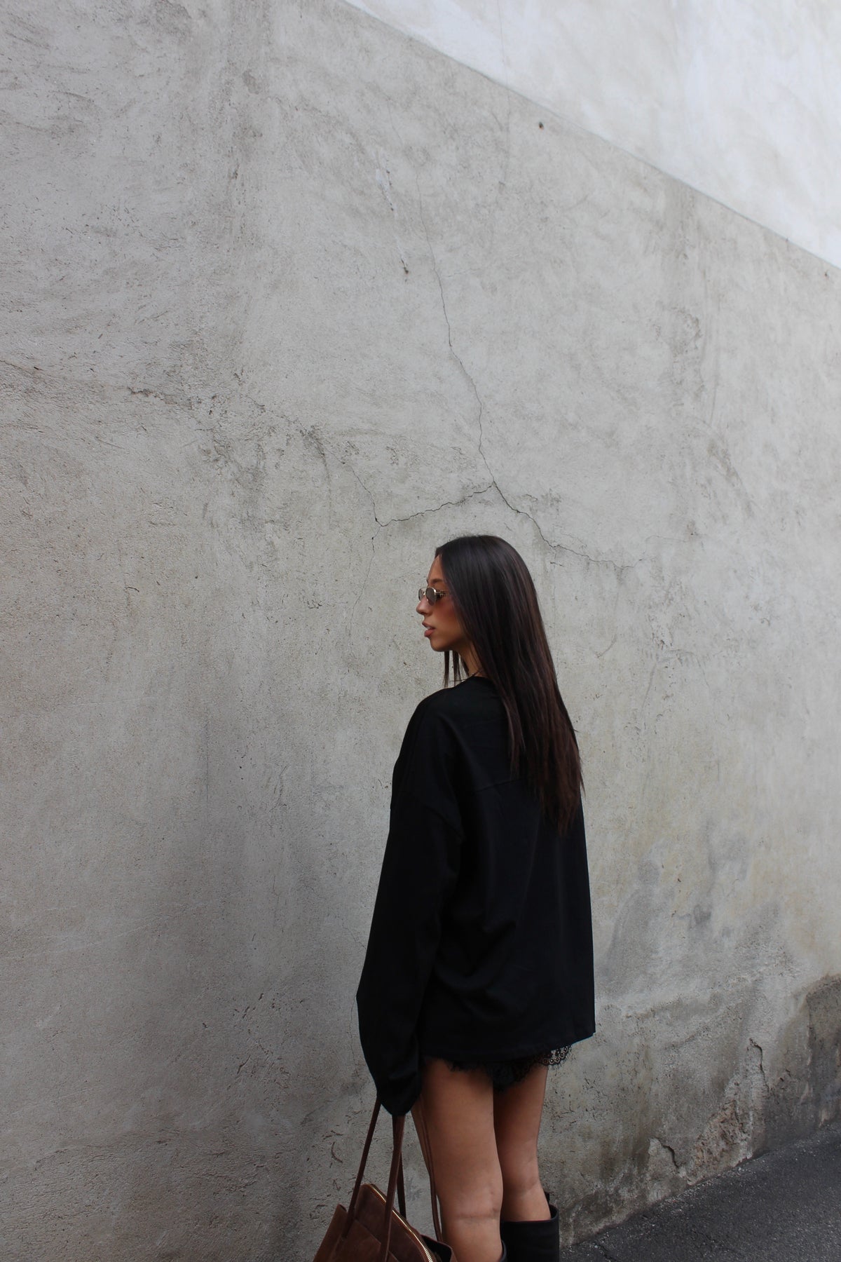 extra longsleeve lumina nera