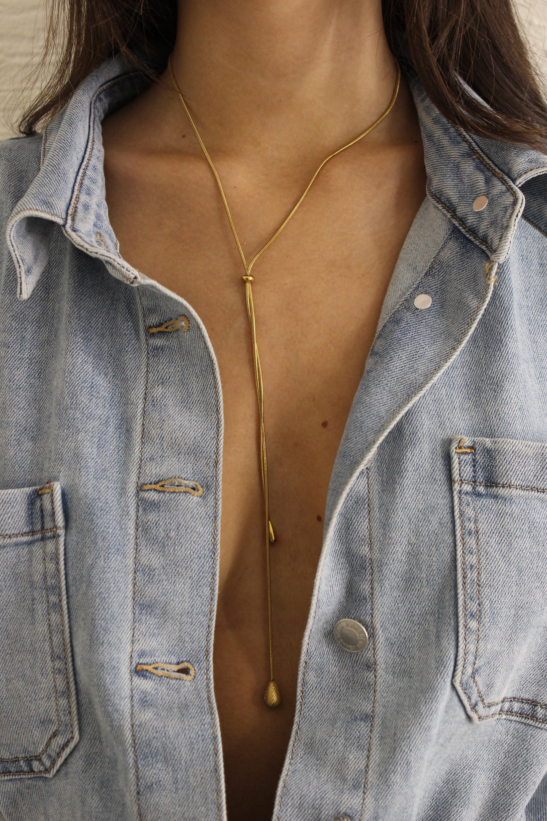 Collana Lariat oro