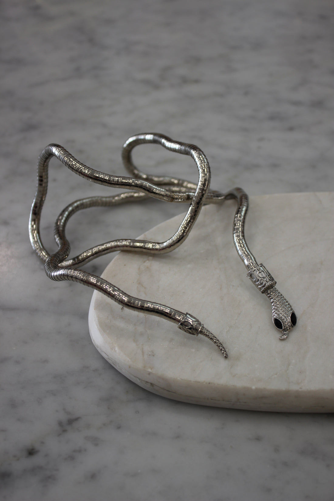 Collana Snake argento