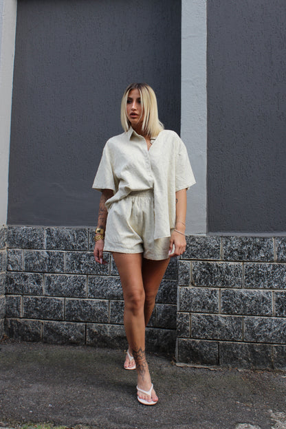 Coordinato con camicia Beige