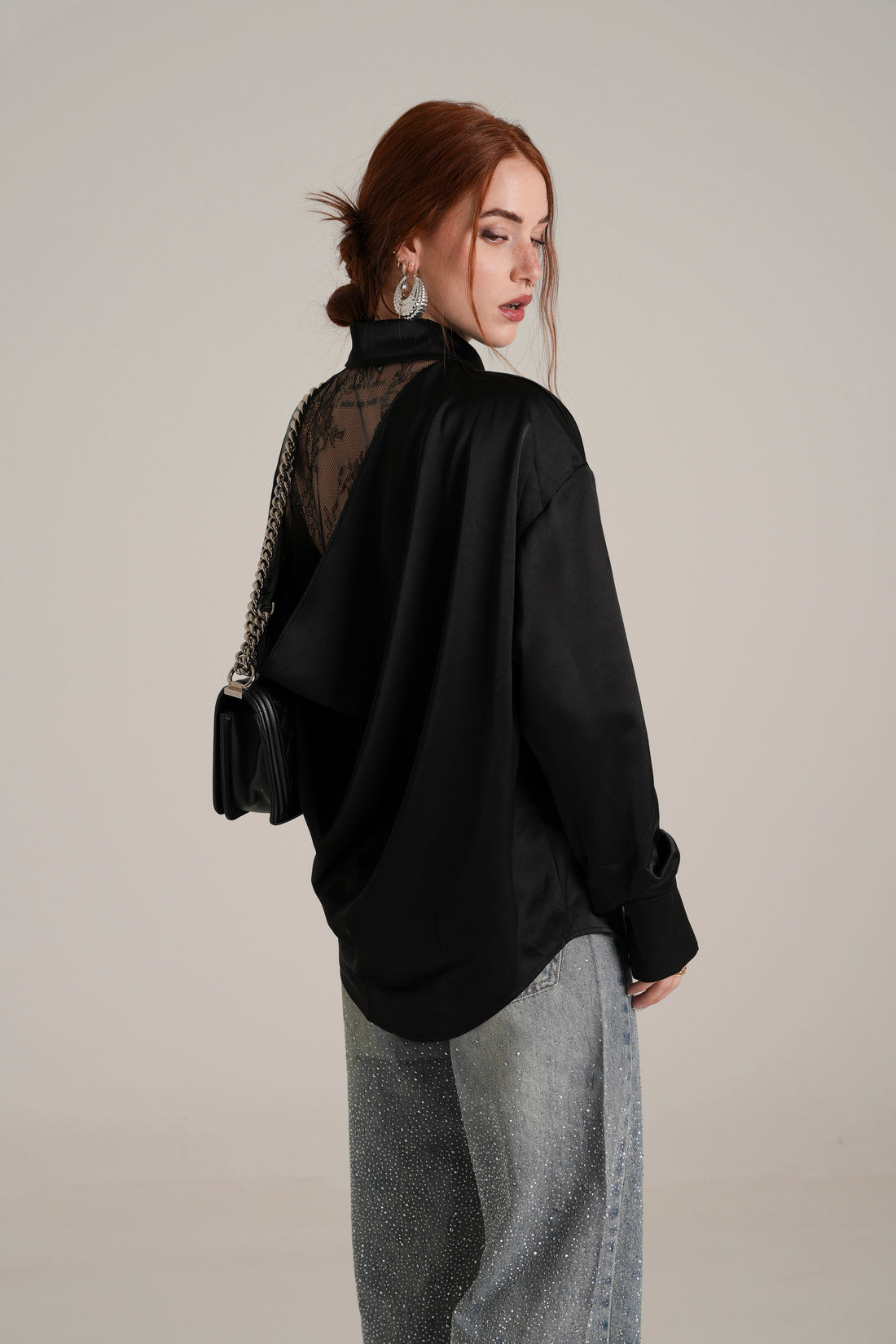 Blusa con pizzo