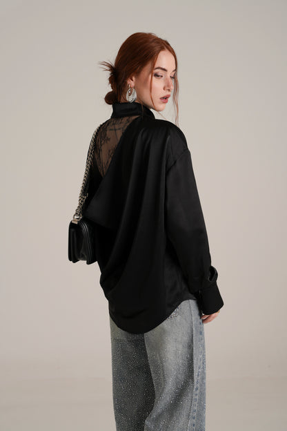 Blusa con pizzo