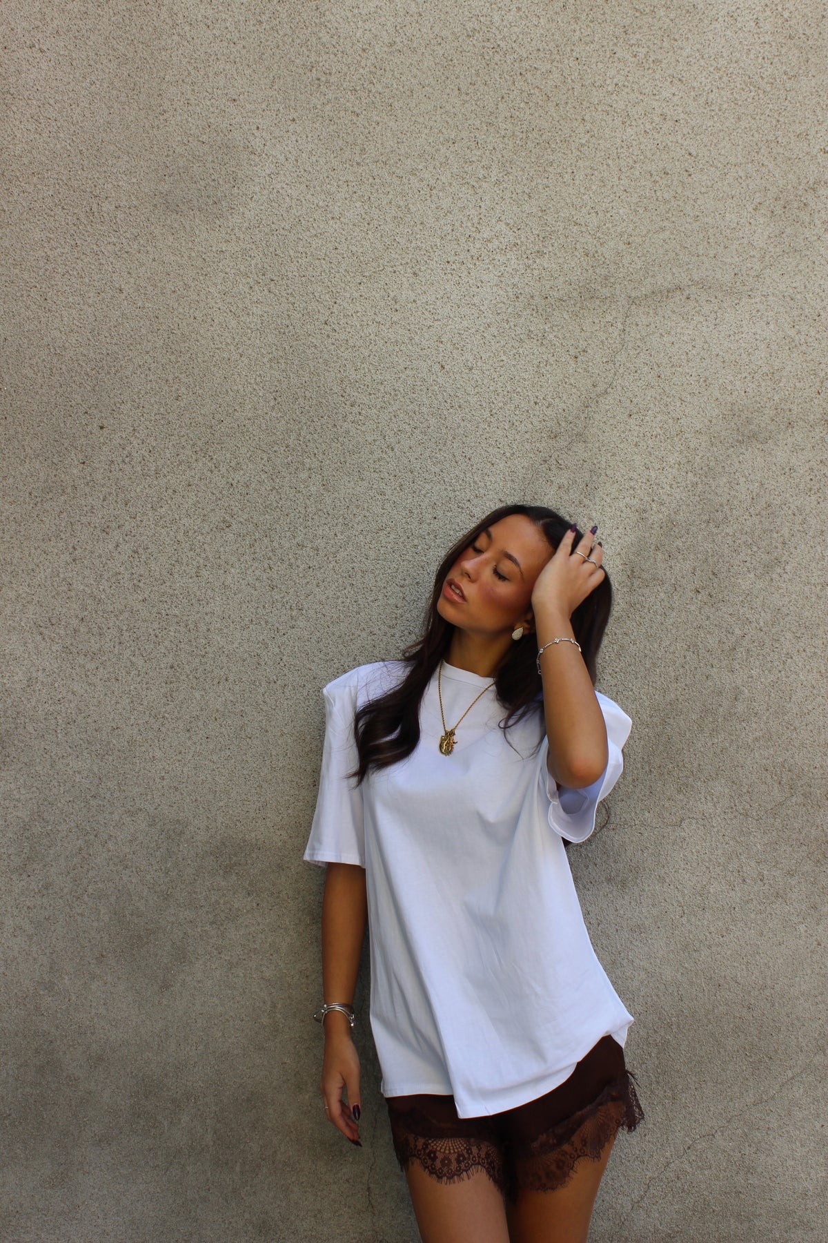 T-shirt baseball bianca