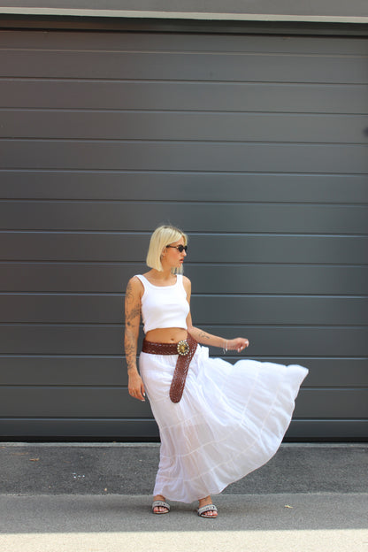 Gonna gipsy bianca