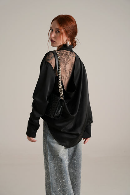 Blusa con pizzo