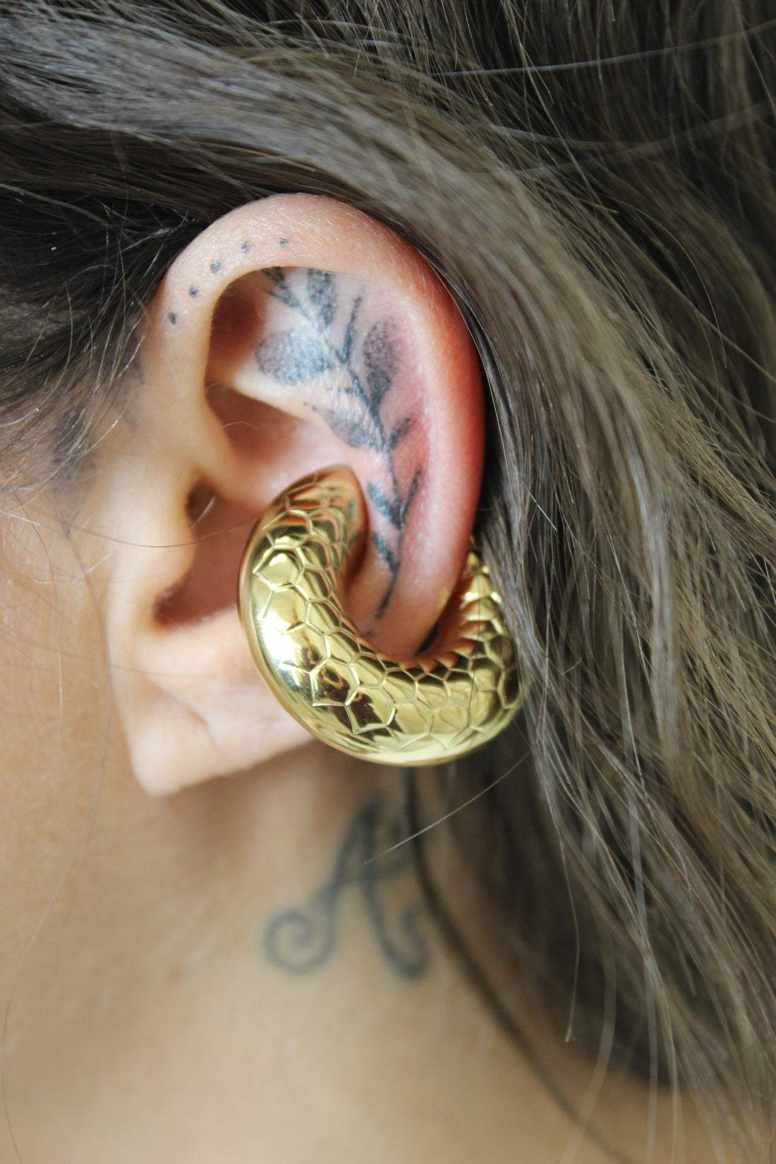Ear cuff snake GOLD