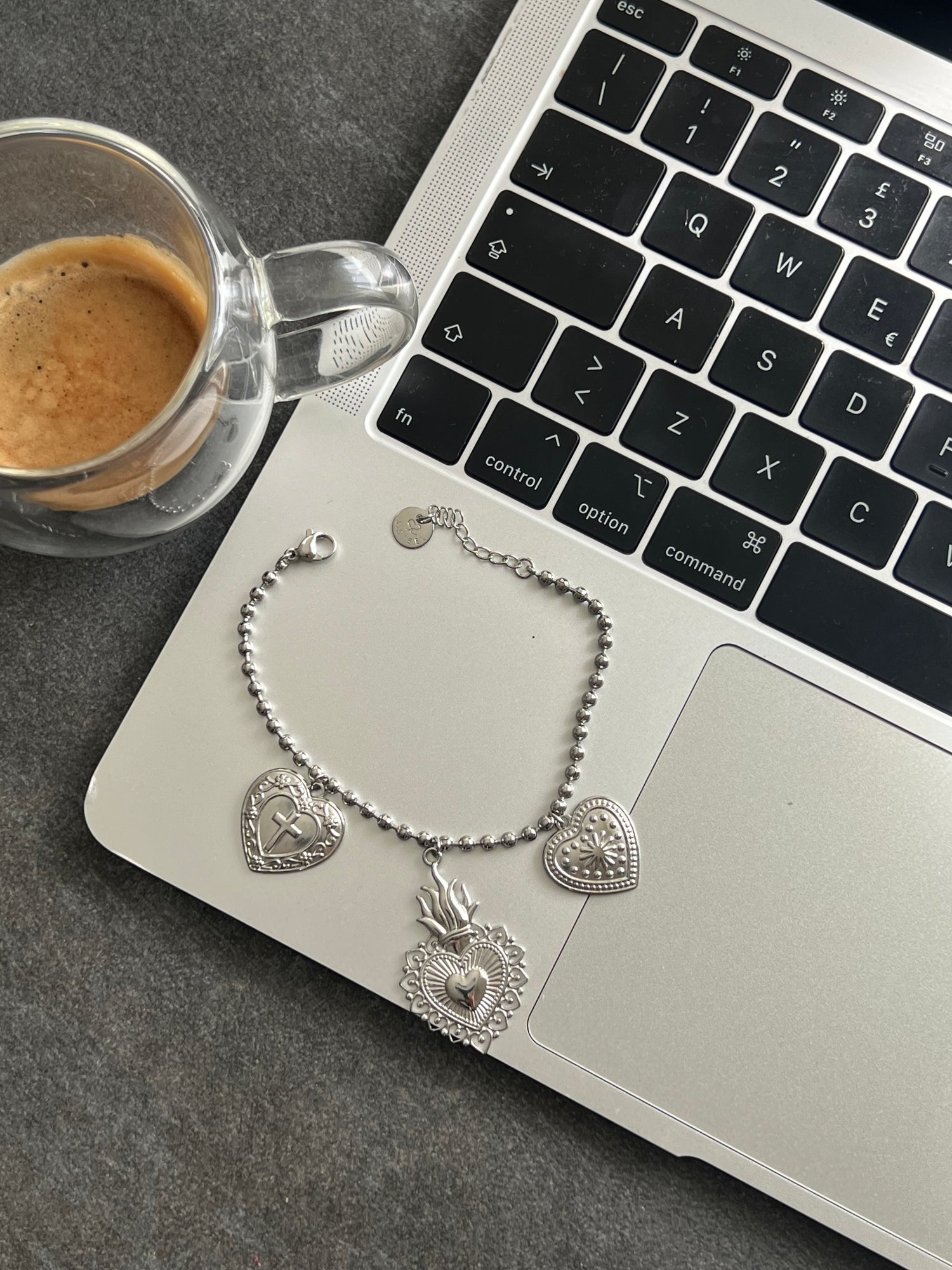 Bracciale cuori sacri