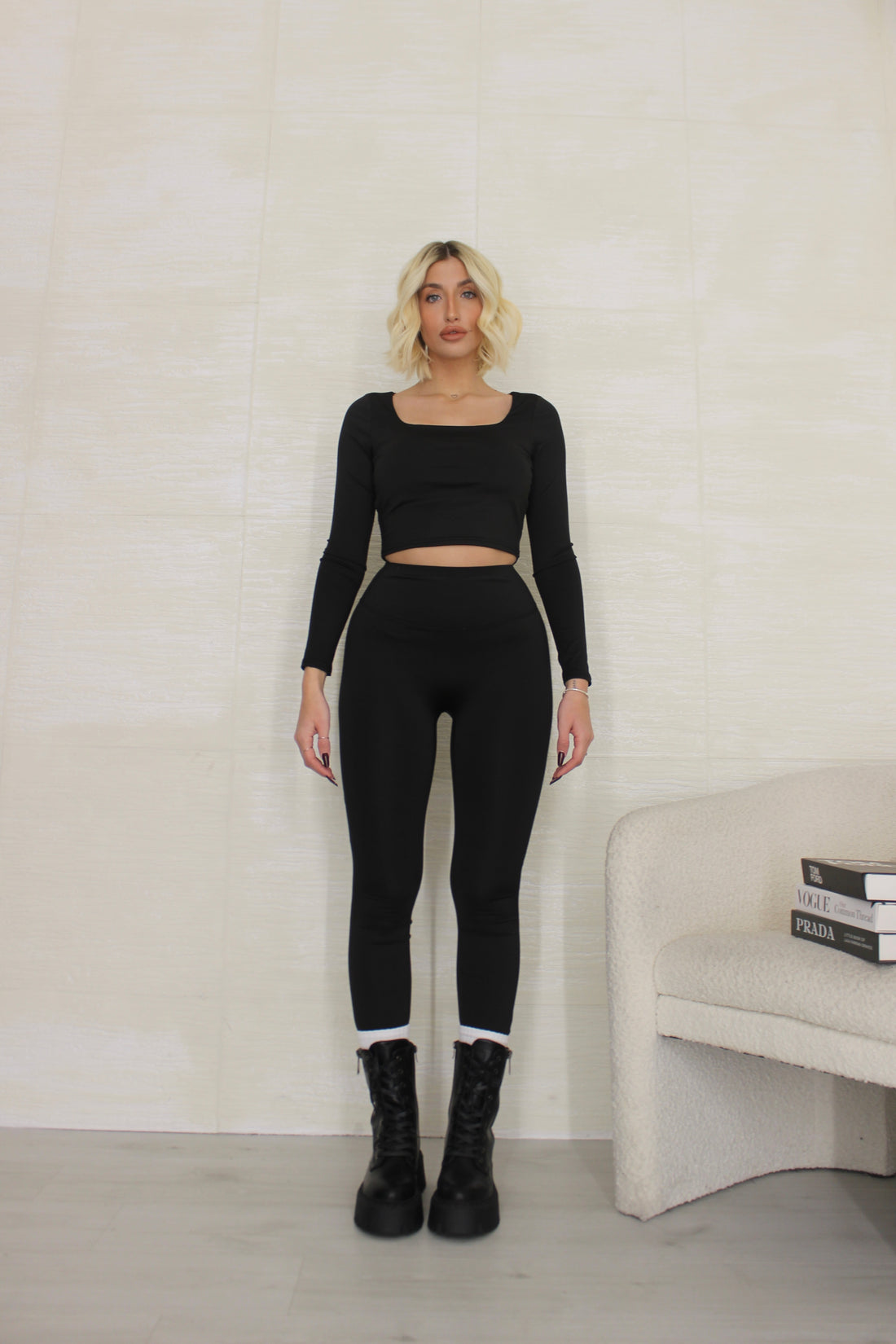 Completo sporty nero