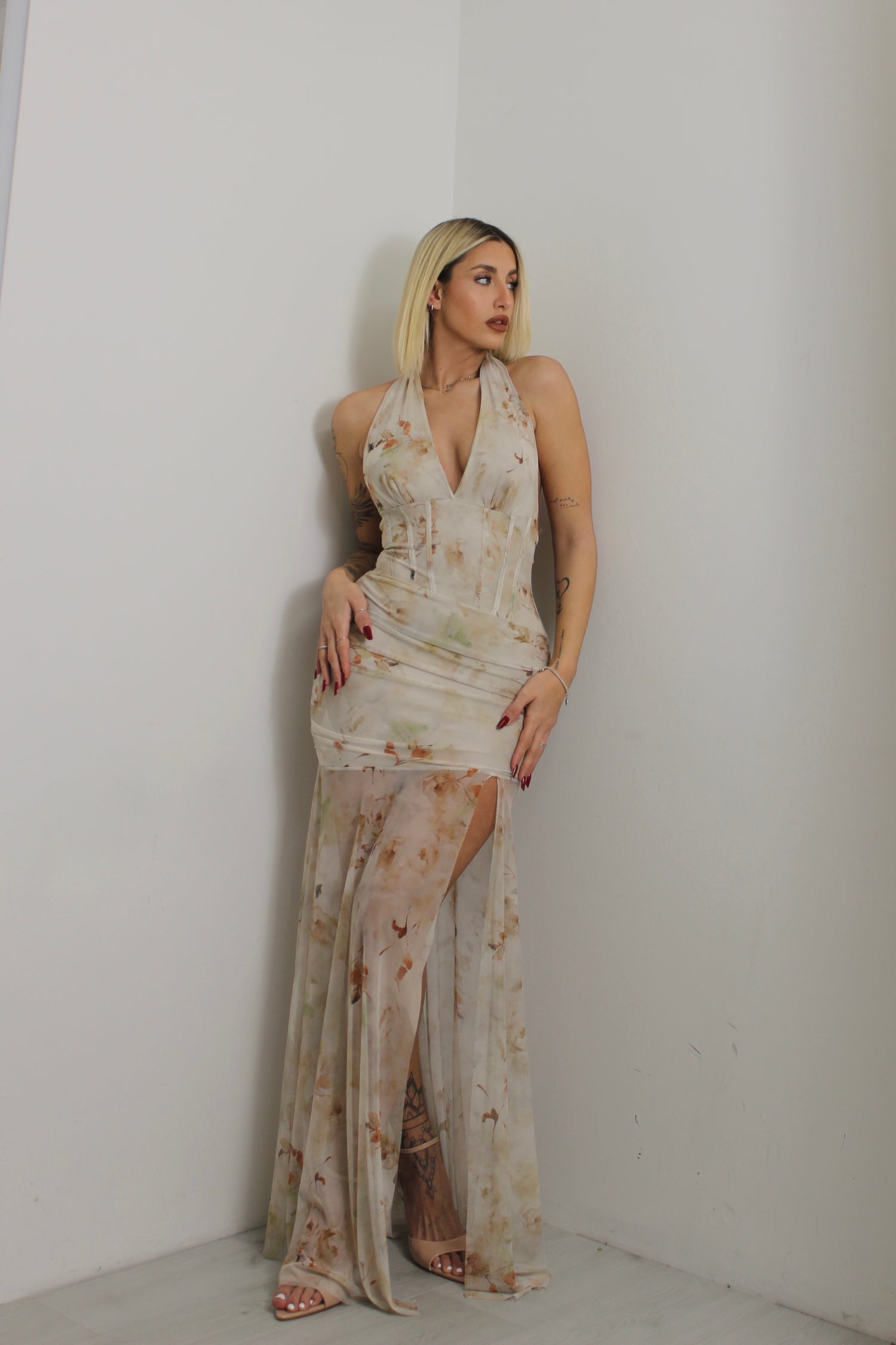Abito malibú beige