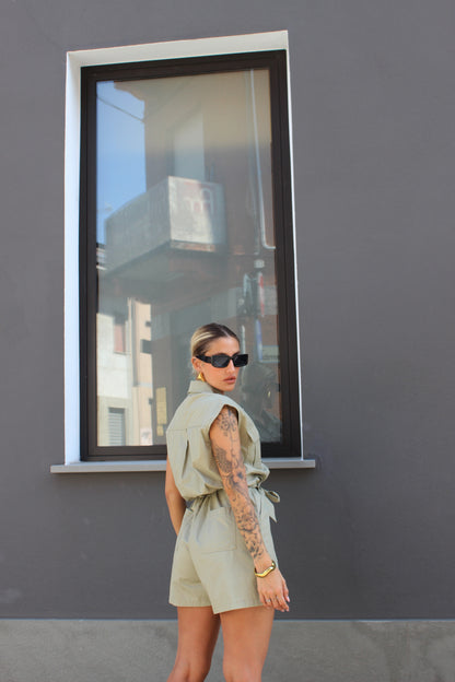 Playsuit Safari salvia