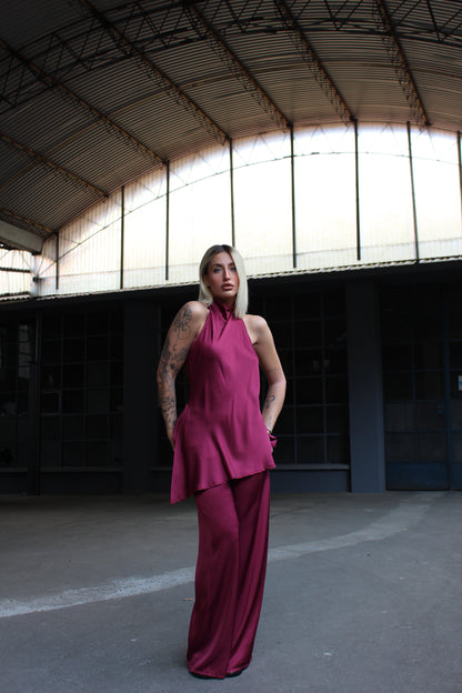 Coordinato caroline bordeaux