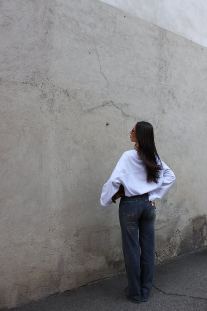 jeans wide leg-low waist