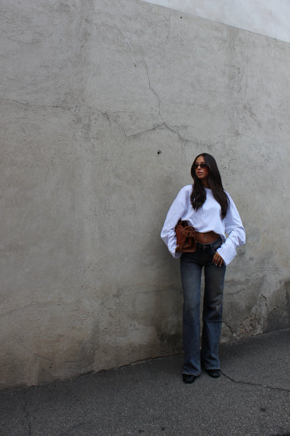 jeans wide leg-low waist
