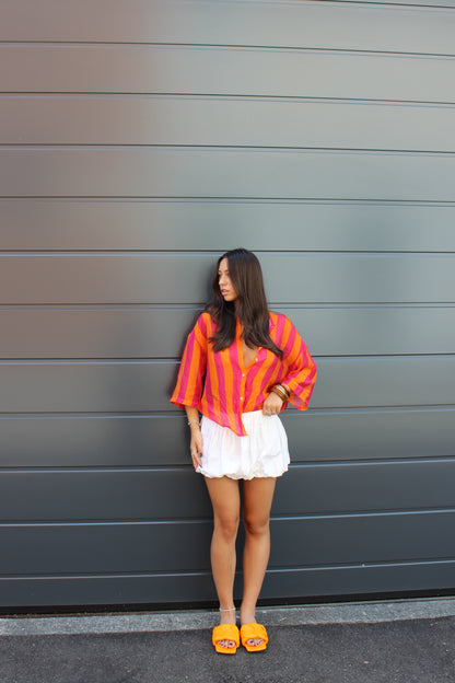 Camicia lines fucsia