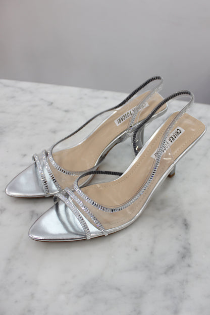 Décolleté Strass silver