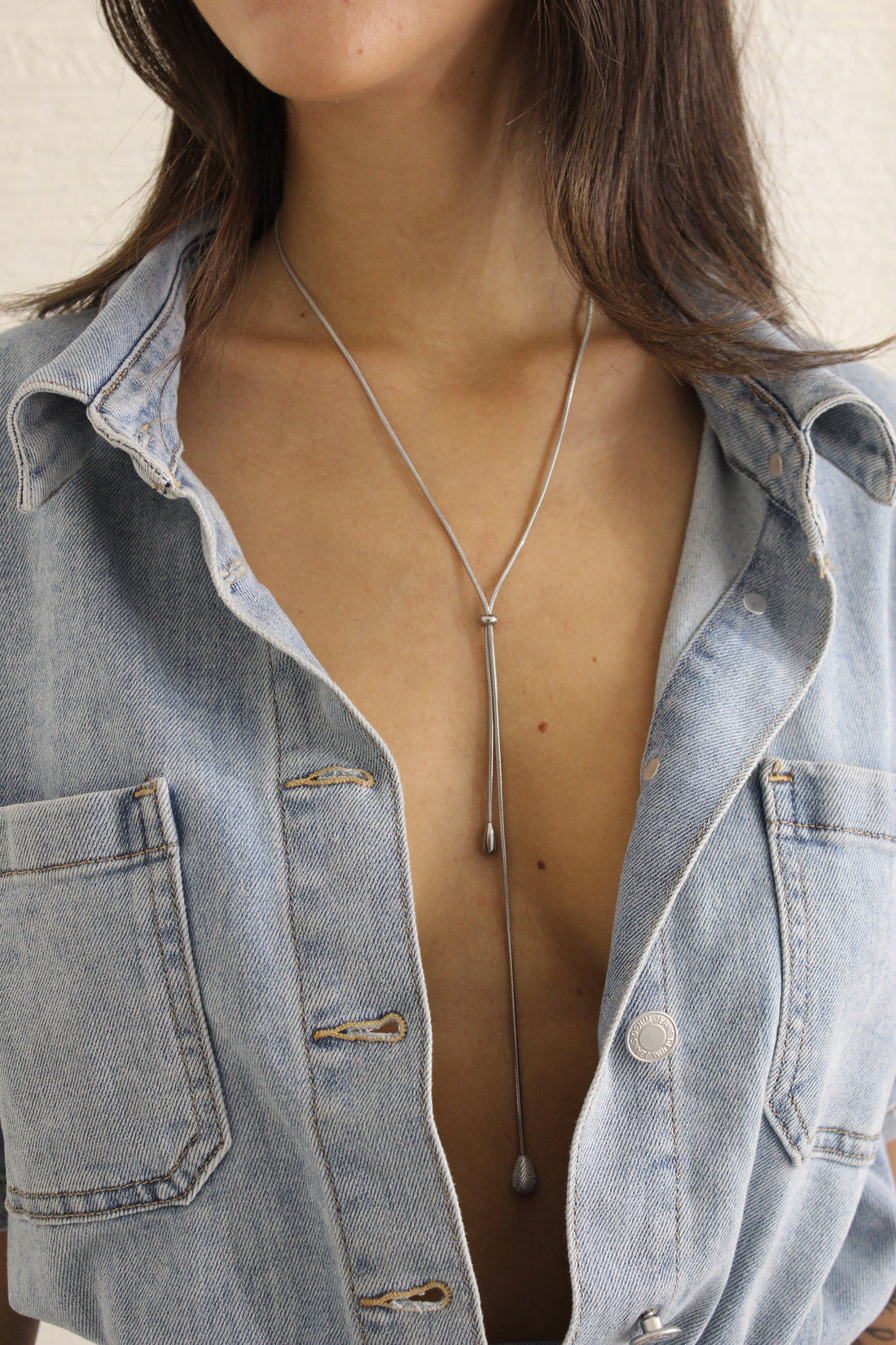 Collana Lariat argento