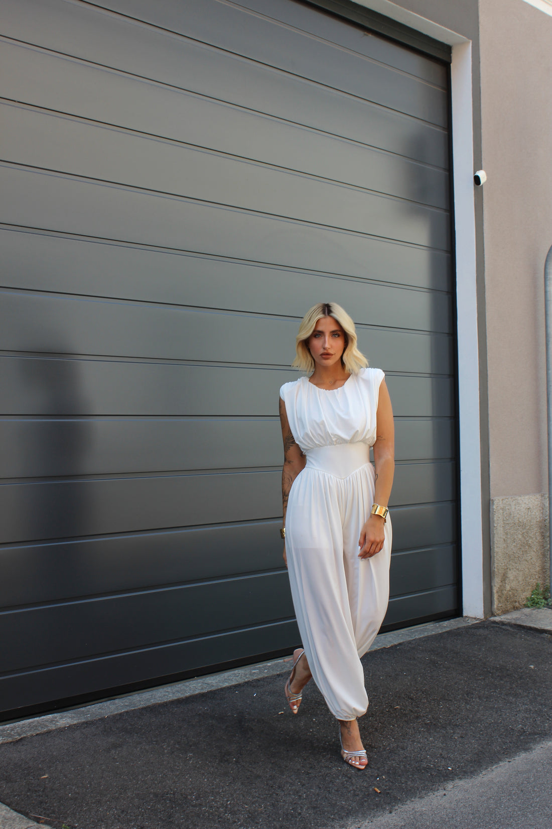 Playsuit Ava bianco